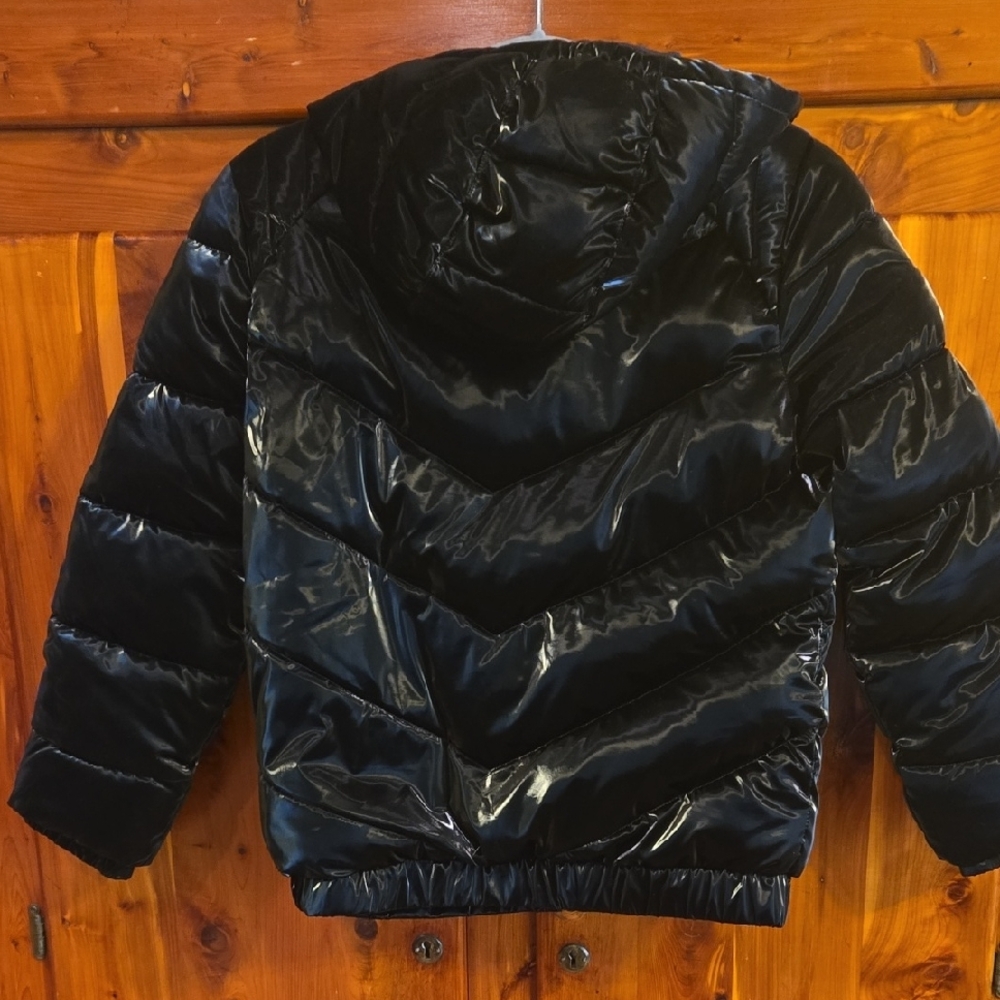 Jordan Black Puffer Jacket Insulated Winter Wear - Picture 3 of 5